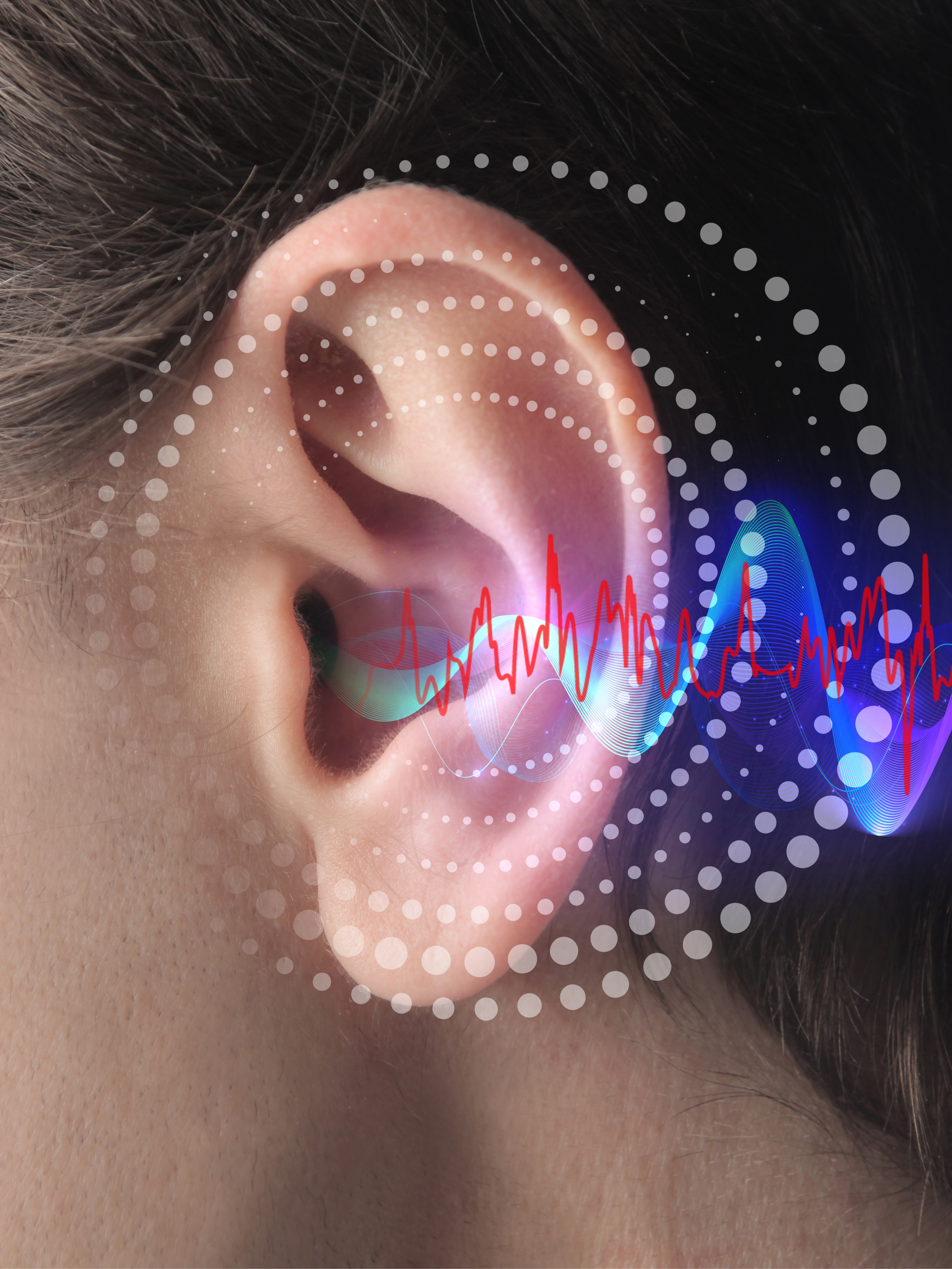 Hearing red and blue Hearing red and blue