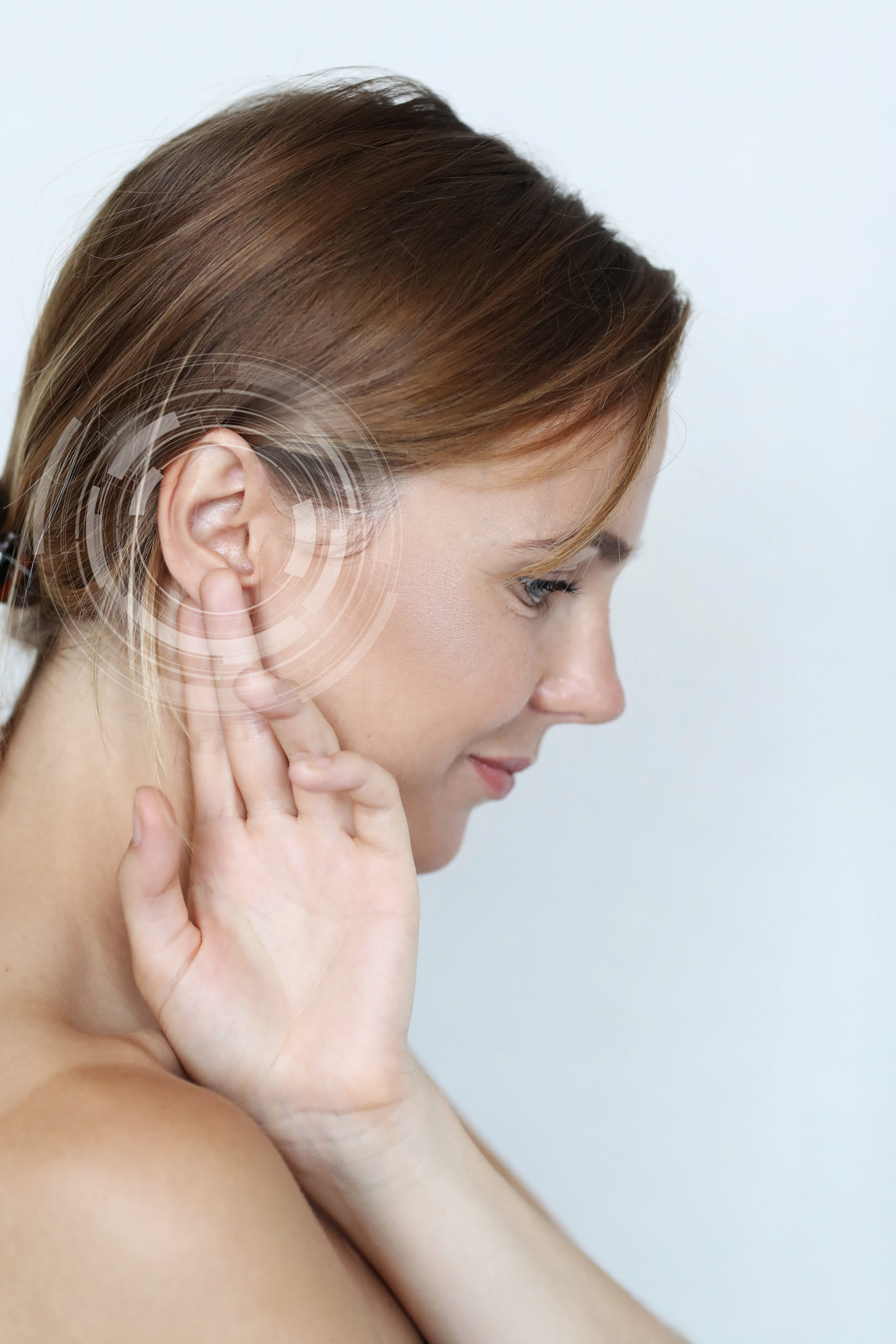 Side view woman experiencing